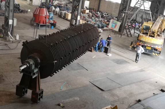 Principle of Rotary Sludge Dryer Machine