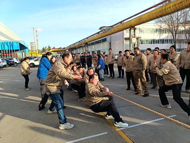 boost morale and achieve good results tug of war activities work together to get off to a good start in the 2025 first quarter 3