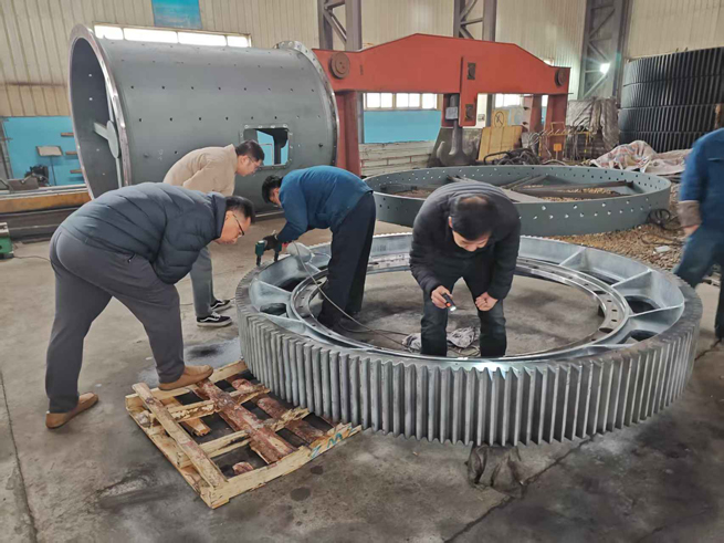 on site third party inspection of our moroccan customers ball mill building a solid foundation for quality with strict standards 4